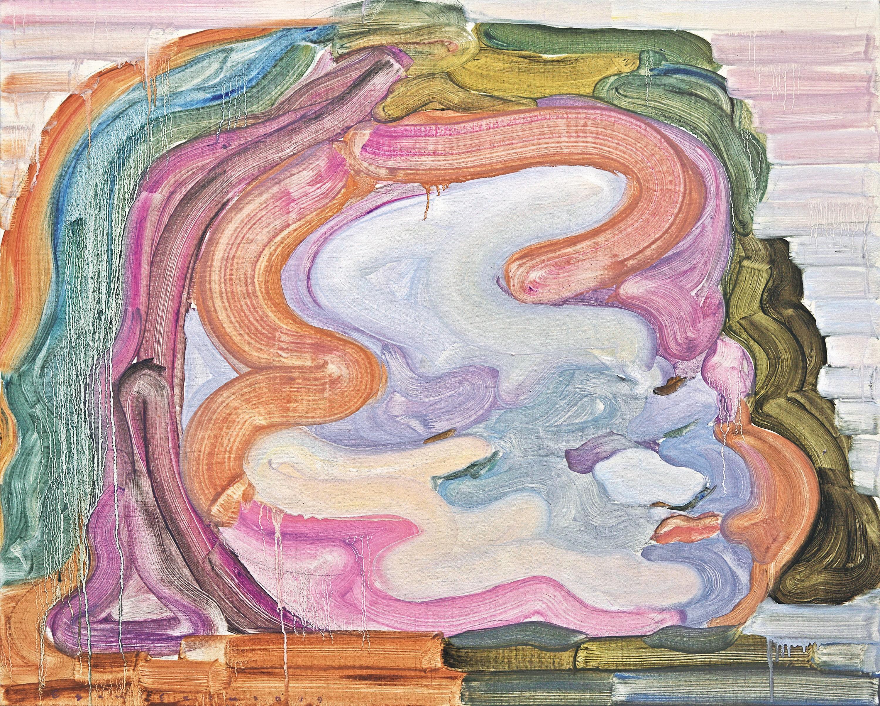 Etsu Egami - Confusion by Brushing Past 2019-128(Painted in 2019)