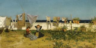 Ettore De Maria Bergler - Lavandaie