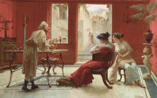 Ettore Forti - Afternoon at the Jewelry Shop