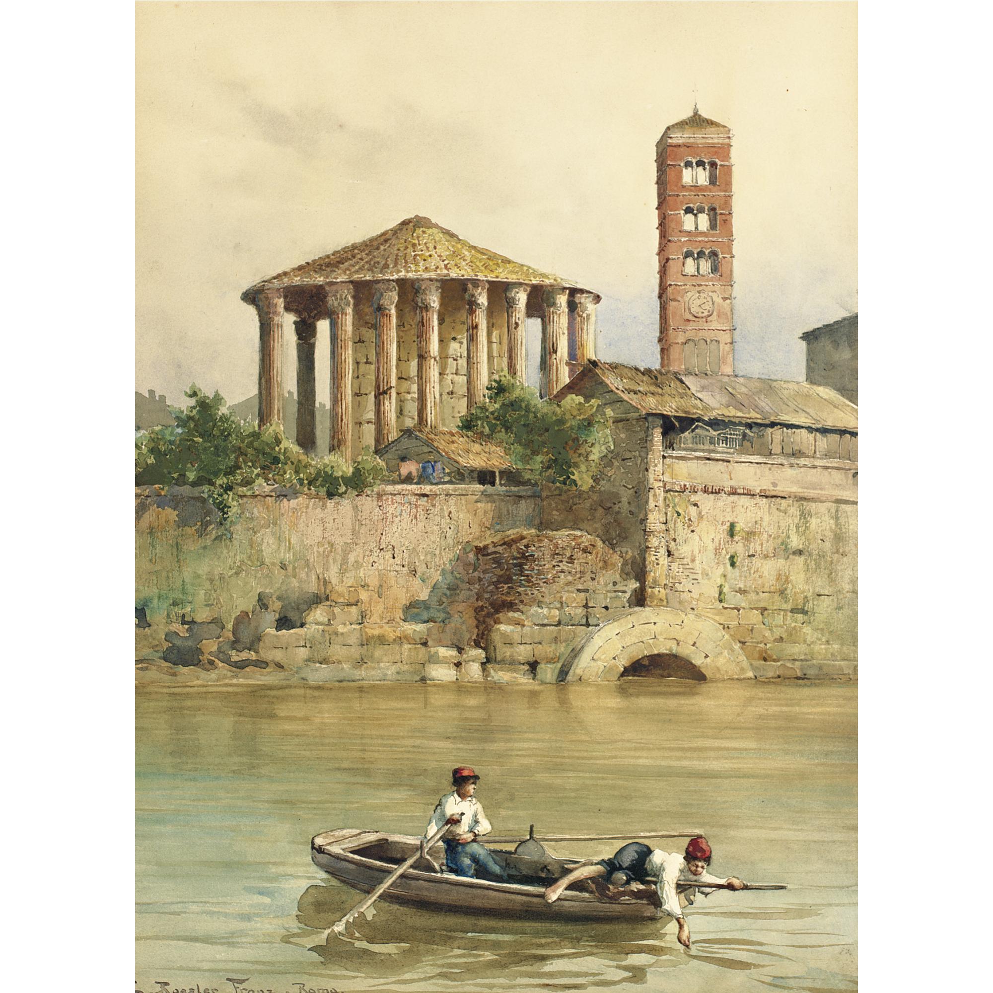 Ettore Roesler Franz - A Temple Of Vesta