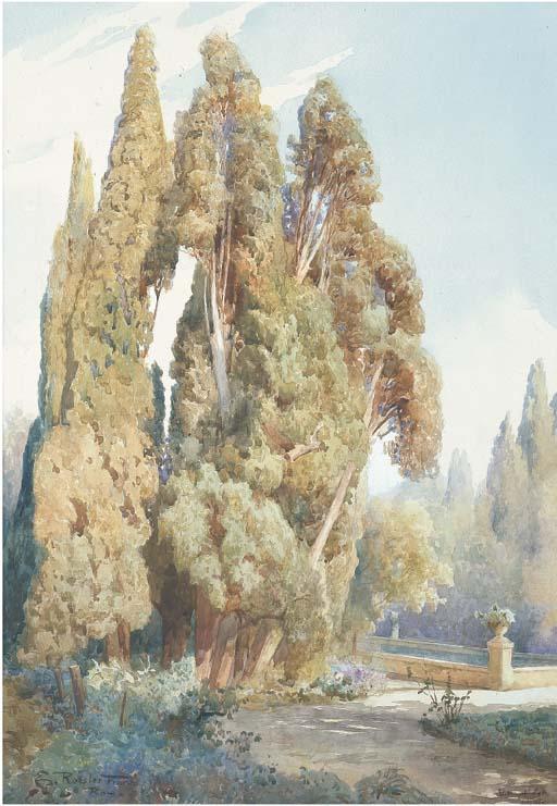 Ettore Roesler Franz - Tivoli, A Villa D\'Este