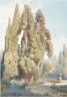 Ettore Roesler Franz - Tivoli, A Villa D\'Este