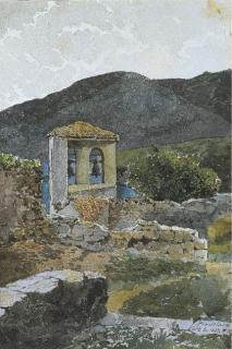 Ettore Roesler Franz - Veduta del Lago di Piediluco