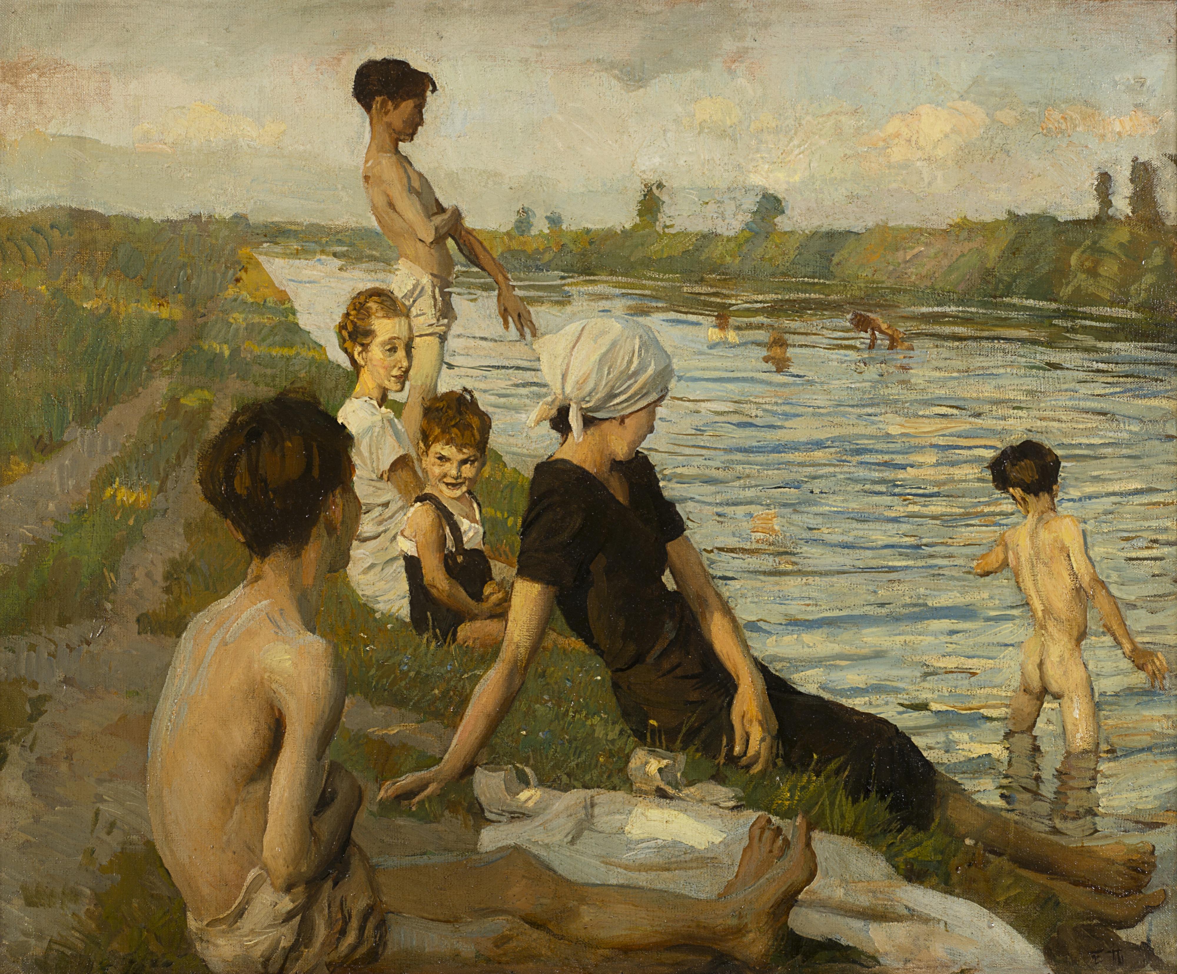 Ettore Tito - Giochi d\'acqua (Nidiata)