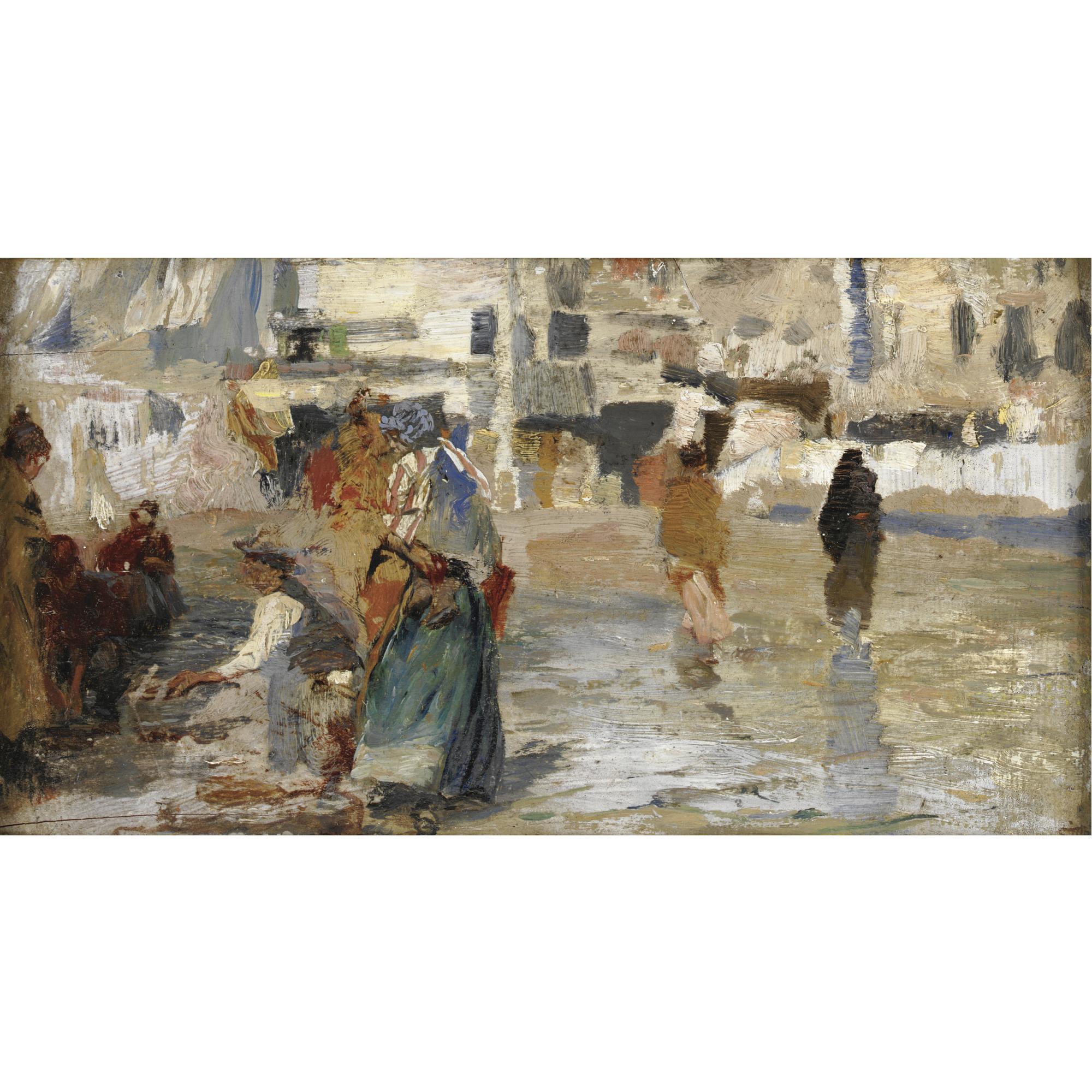 Ettore Tito - Pescheria Veneziana