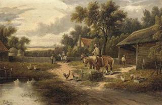 Etty Horton - Farm near Loughton, Essex