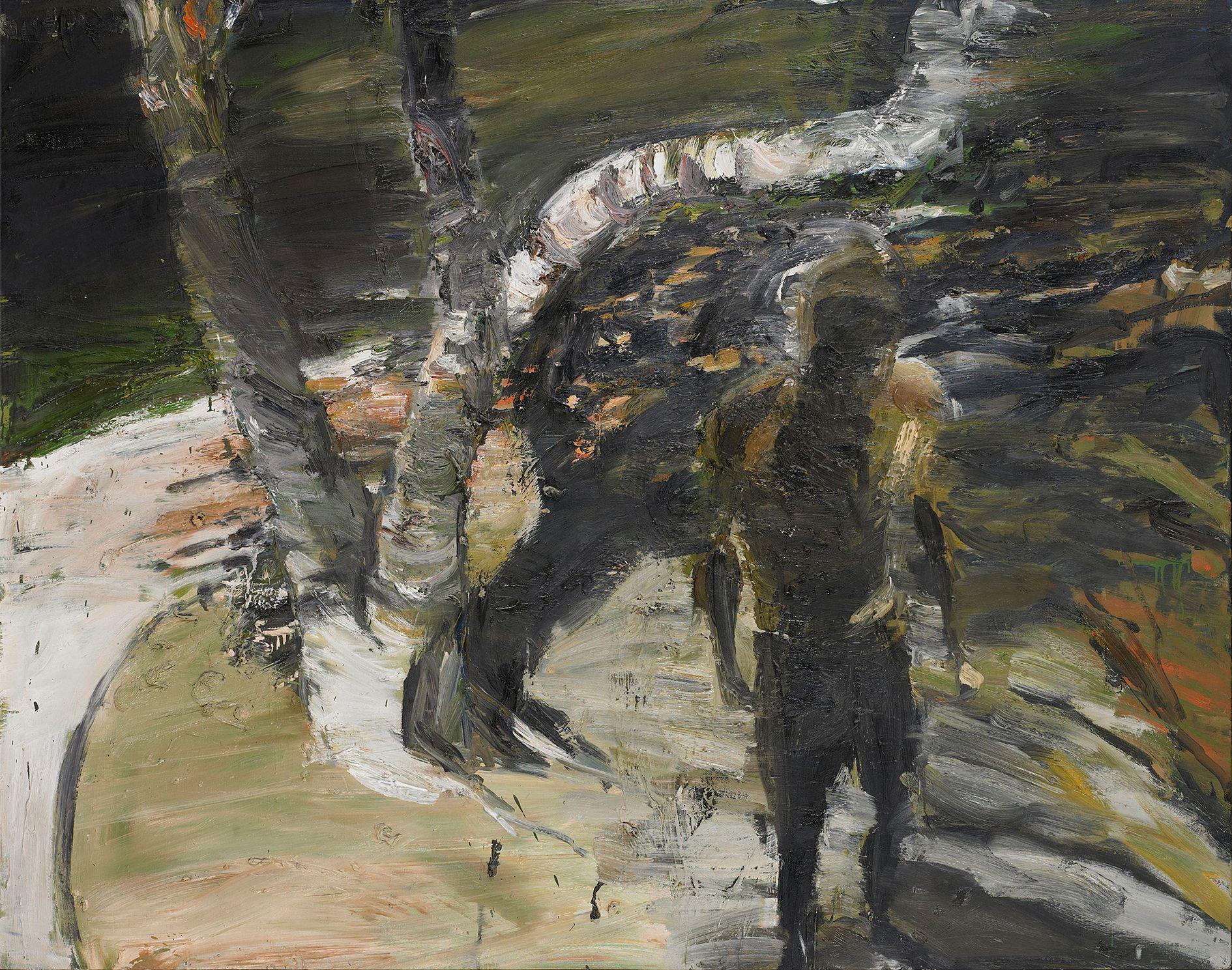 Euan Macleod - Tree and Figure, Mosman, 1990