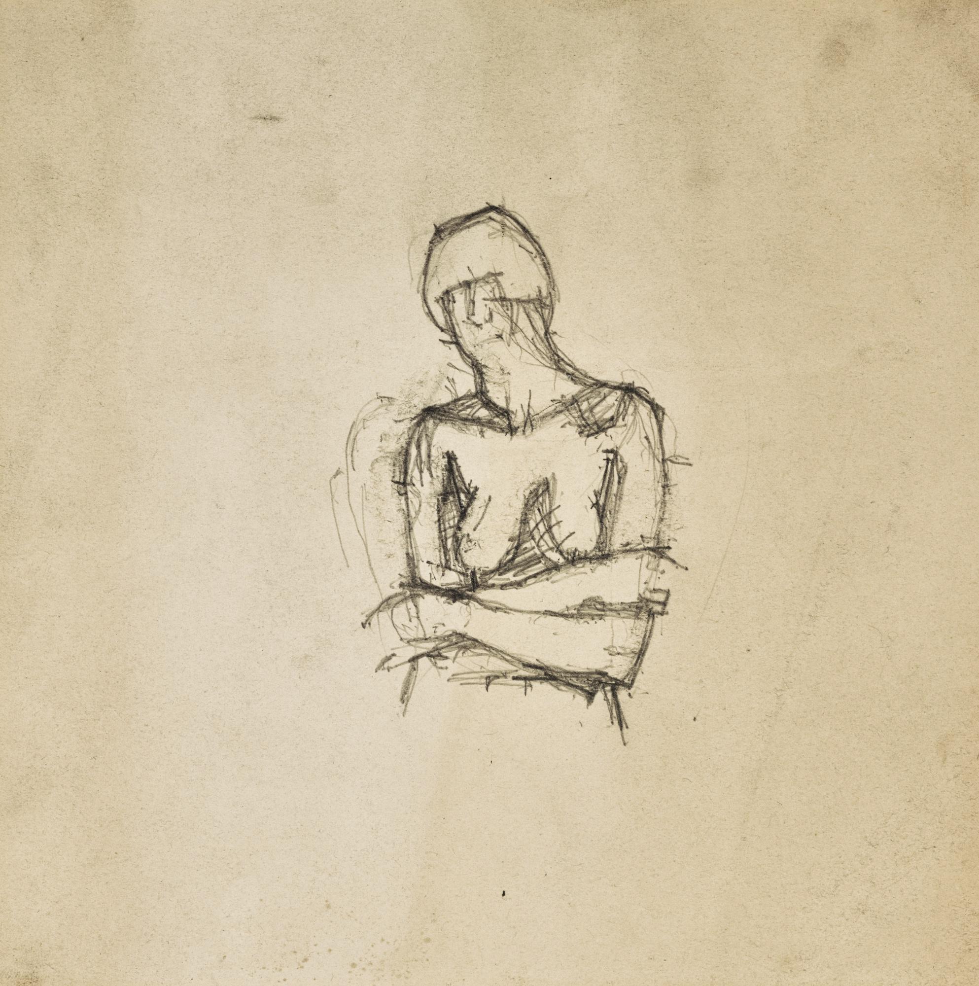 Euan Uglow - Eve With Her Arms Crossed