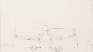 Euan Uglow - Girl with Arms Outstretched