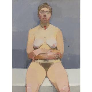 Euan Uglow - Nude With Arms Folded