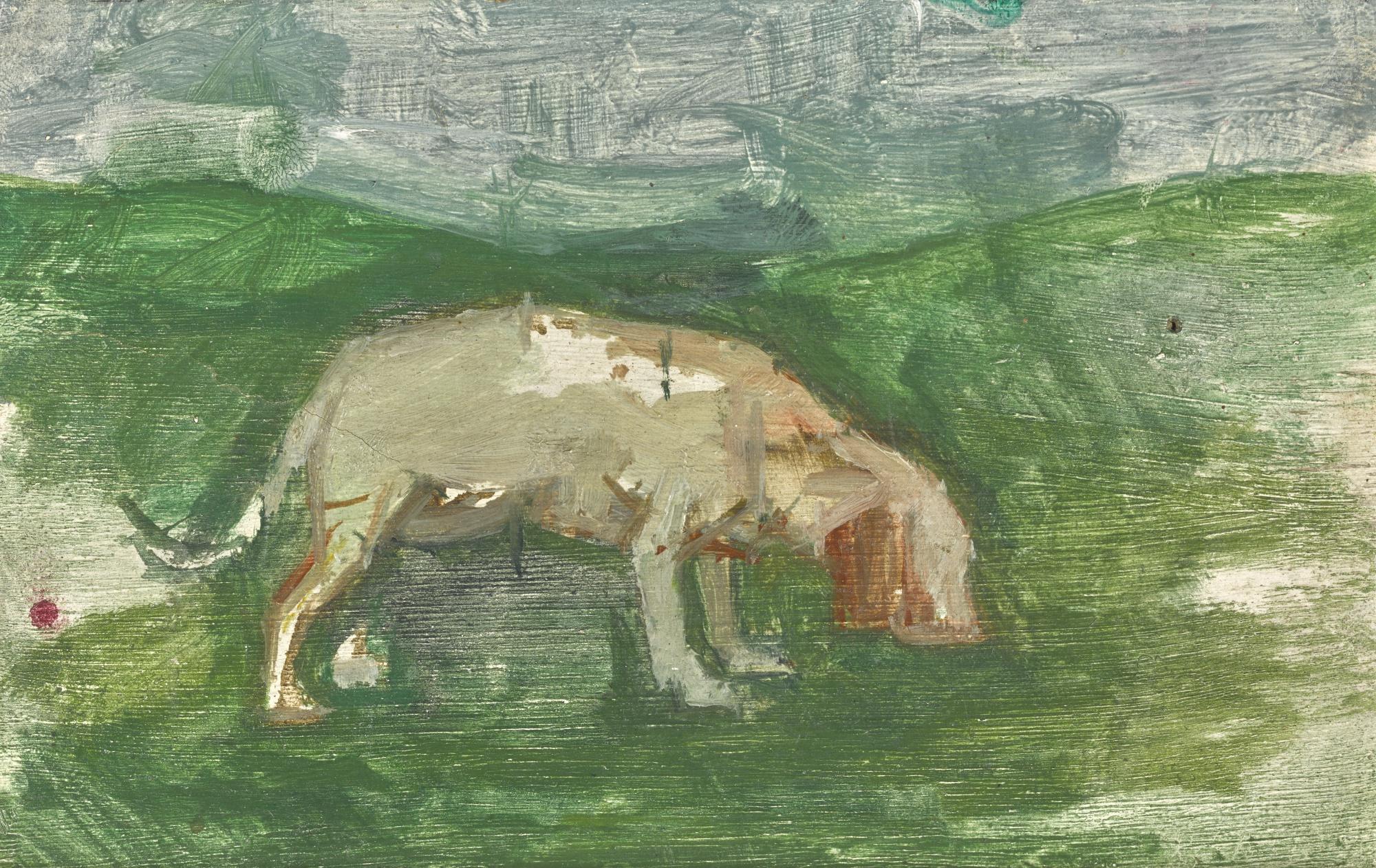 Euan Uglow - Portrait Of Craigie Aitchison\'S Dog (Somerset)