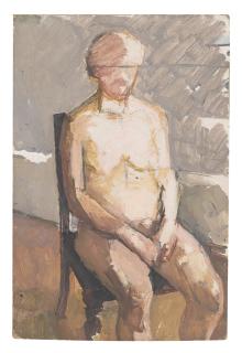 Euan Uglow - Seated Nude