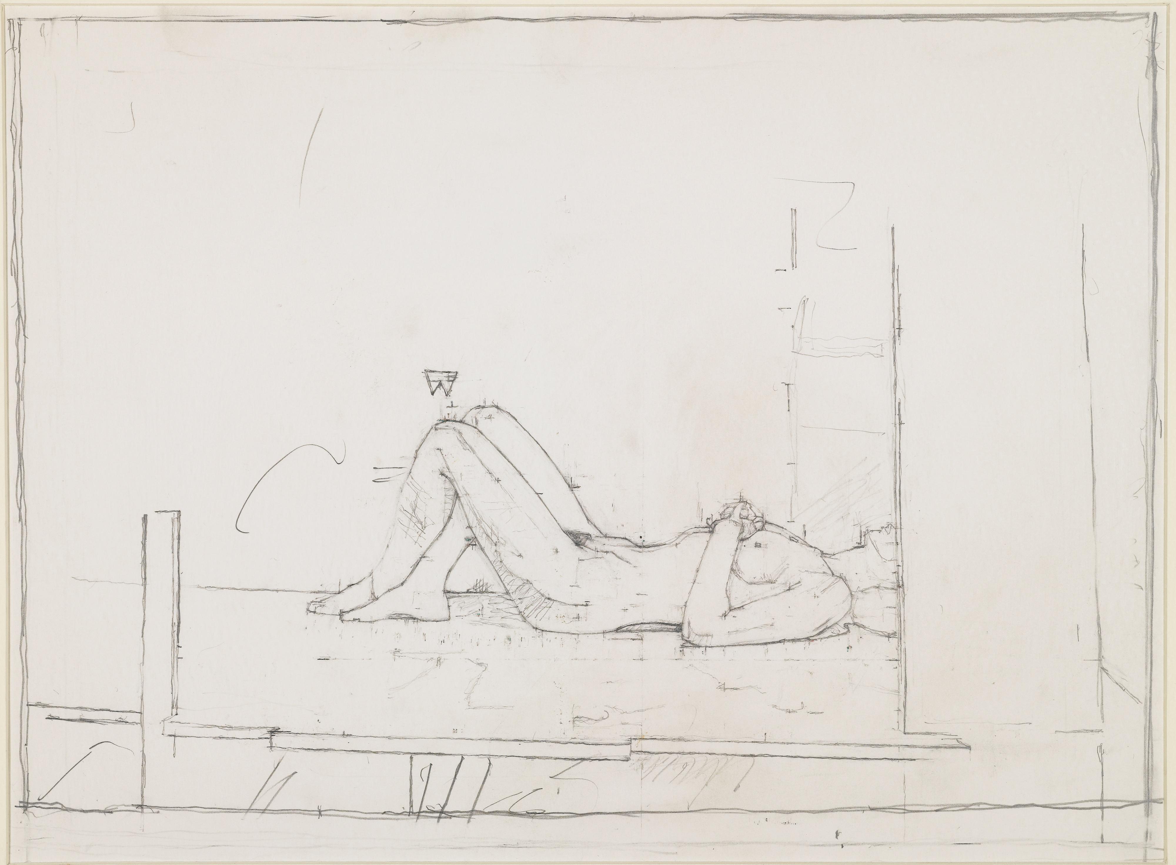 Euan Uglow - Study For The Quarry, Pignano