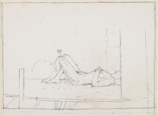 Euan Uglow - Study For The Quarry, Pignano