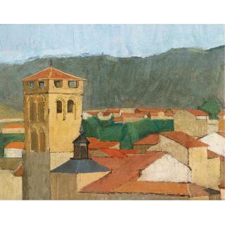 Euan Uglow - Townscape, Spain