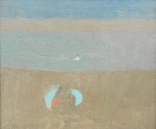 Euan Uglow - Turkish Beach Scene