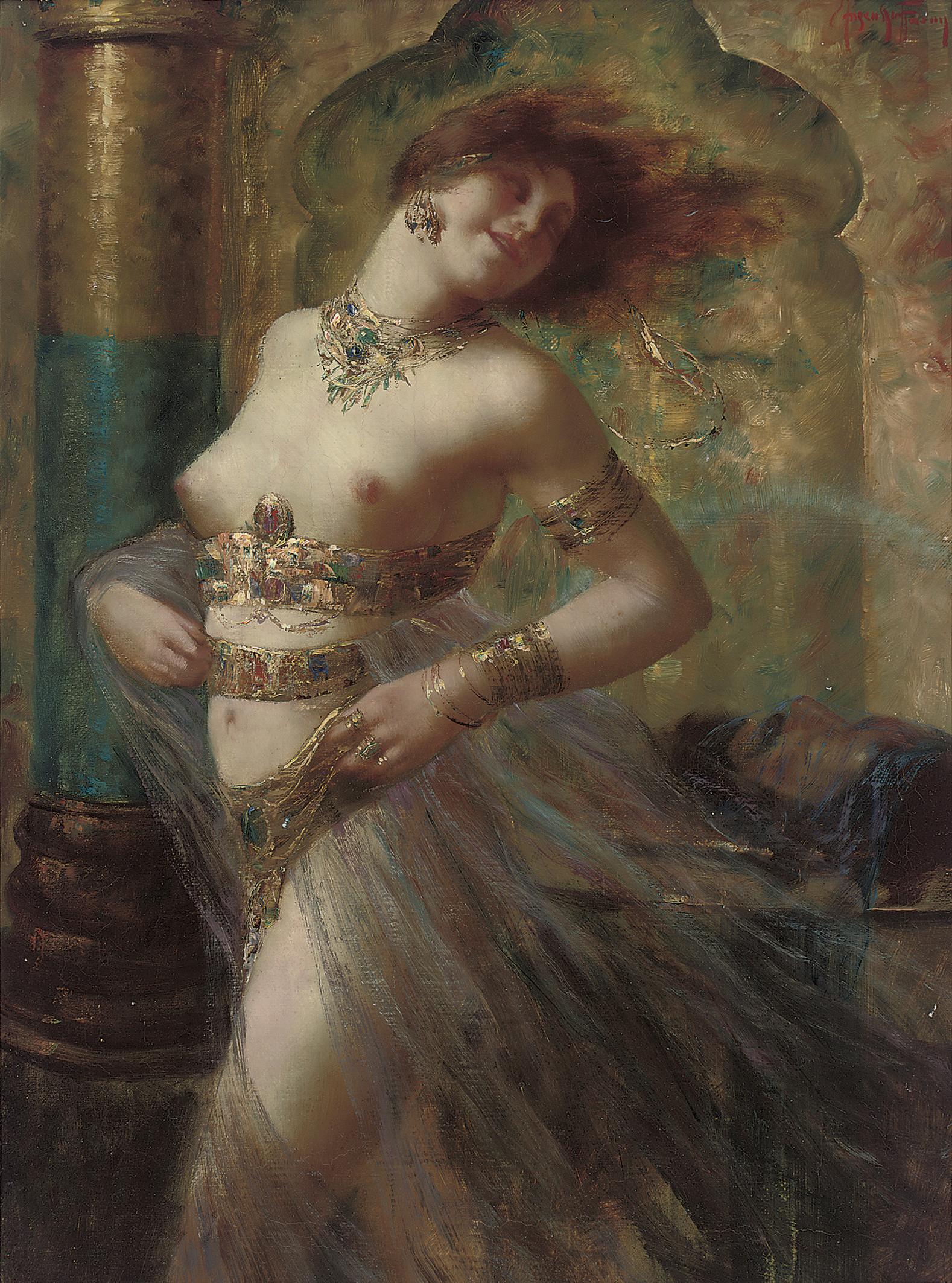 Eugen Ansen Hoffmann - Dancing odalisque