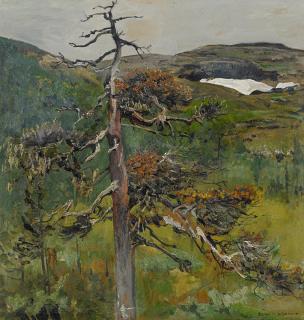 Eugen Bracht - »Die alte Kiefer«.