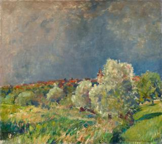 Eugen Bracht - Nach dem Regenschauer