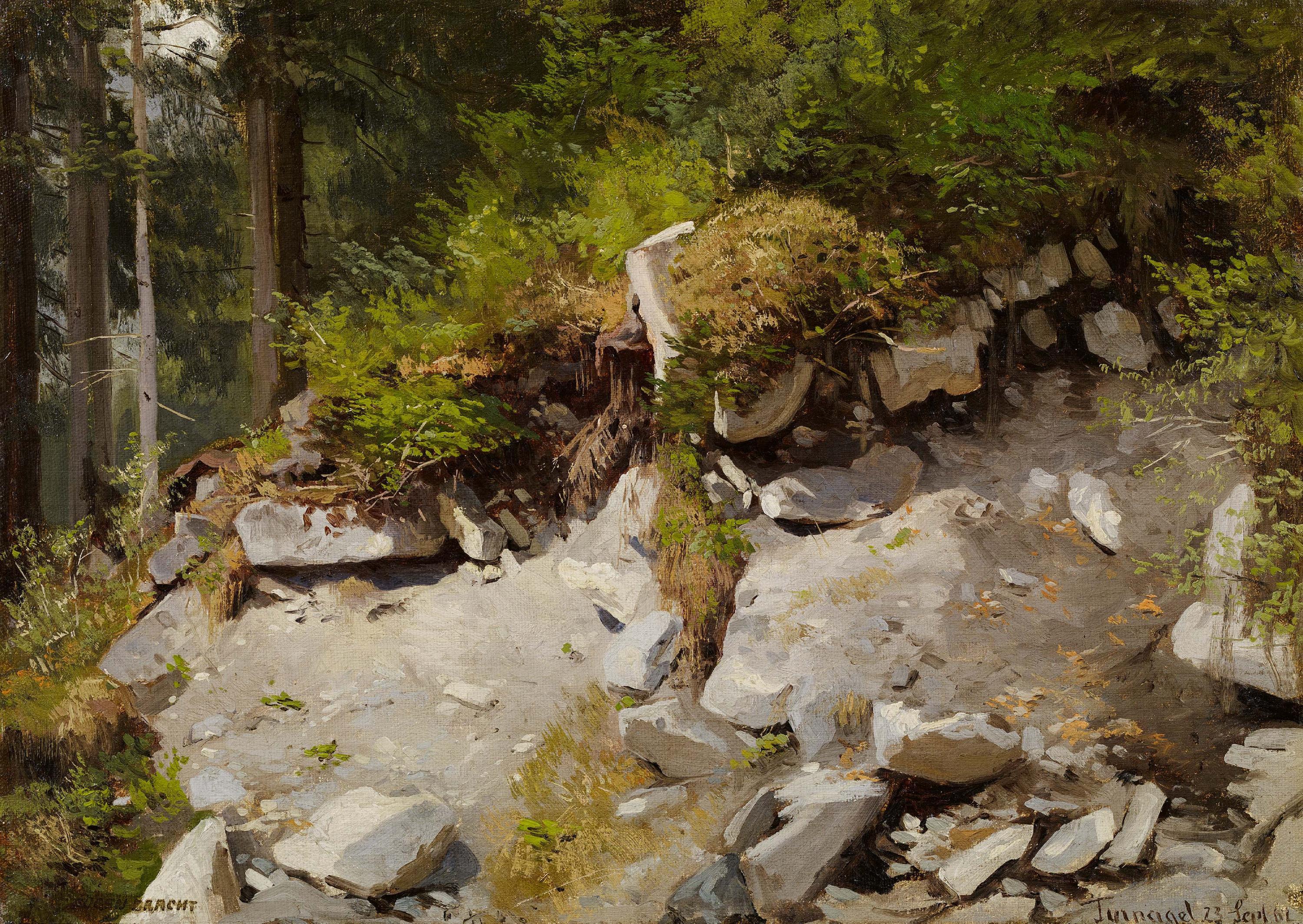 Eugen Bracht - Waldlandschaft.