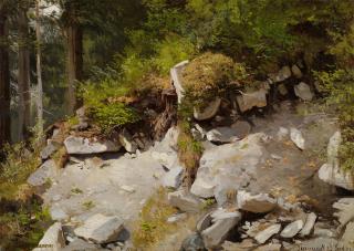 Eugen Bracht - Waldlandschaft.