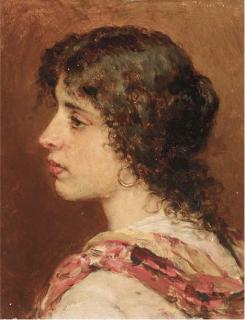 Eugen de Blaas - A young Spanish beauty