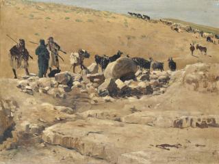 Eugen Felix Prosper Bracht - Bir Emgehrad, Syria