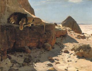 Eugen Felix Prosper Bracht - The heat of the day