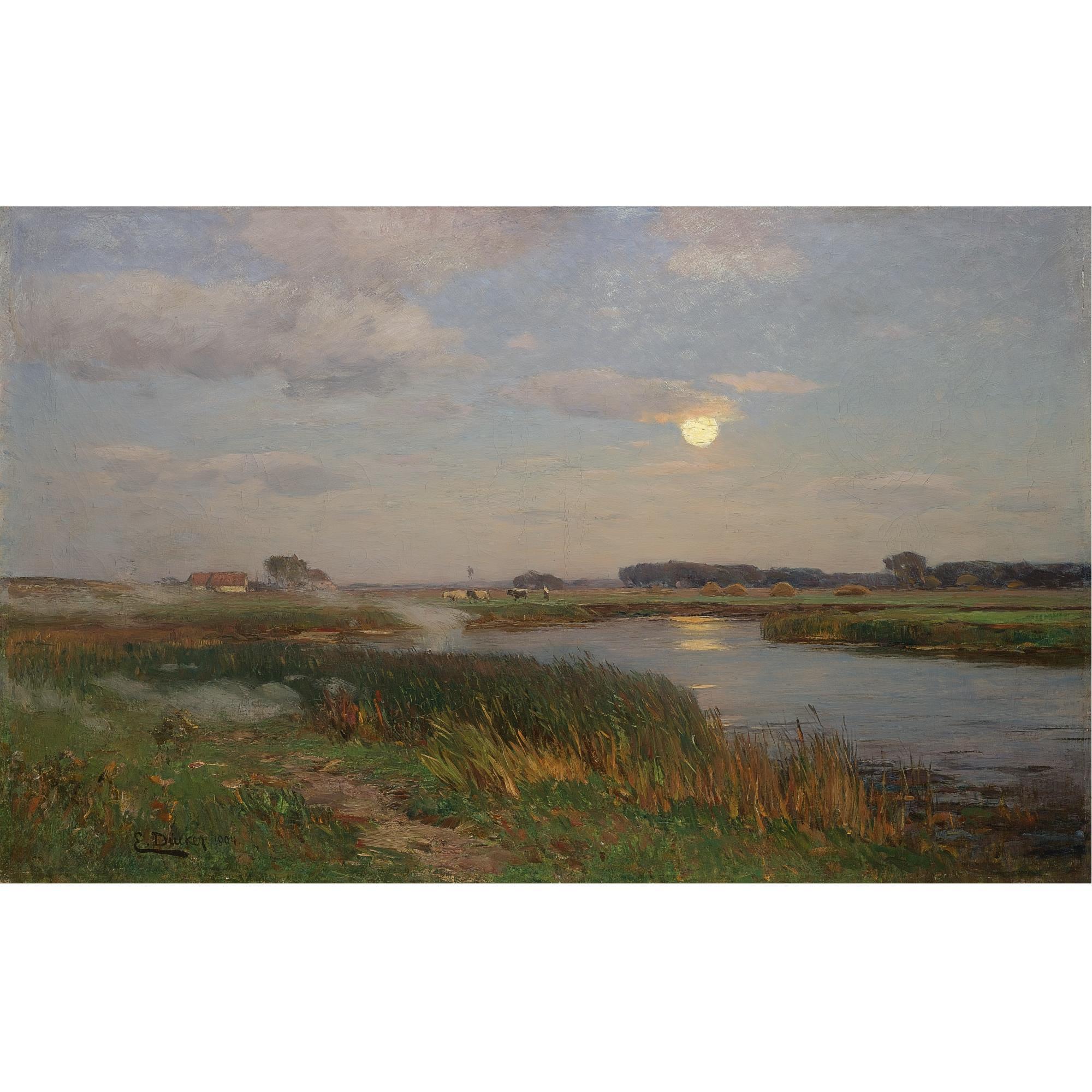 Eugen Gustav Dukker - Moonrise