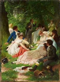 Eugen Johann Georg Klimsch - Das Picknick