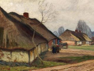 Eugen Kampf - Flandrisches Dorf