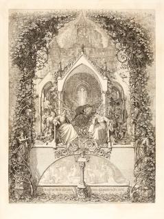 Eugen Napoleon Neureuther - Dornröschen, nach Grimms Märchen.