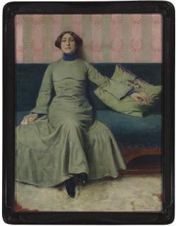 Eugen Spiro - Portrait Der Schwester Des Künstlers (Baladine Klossowska)