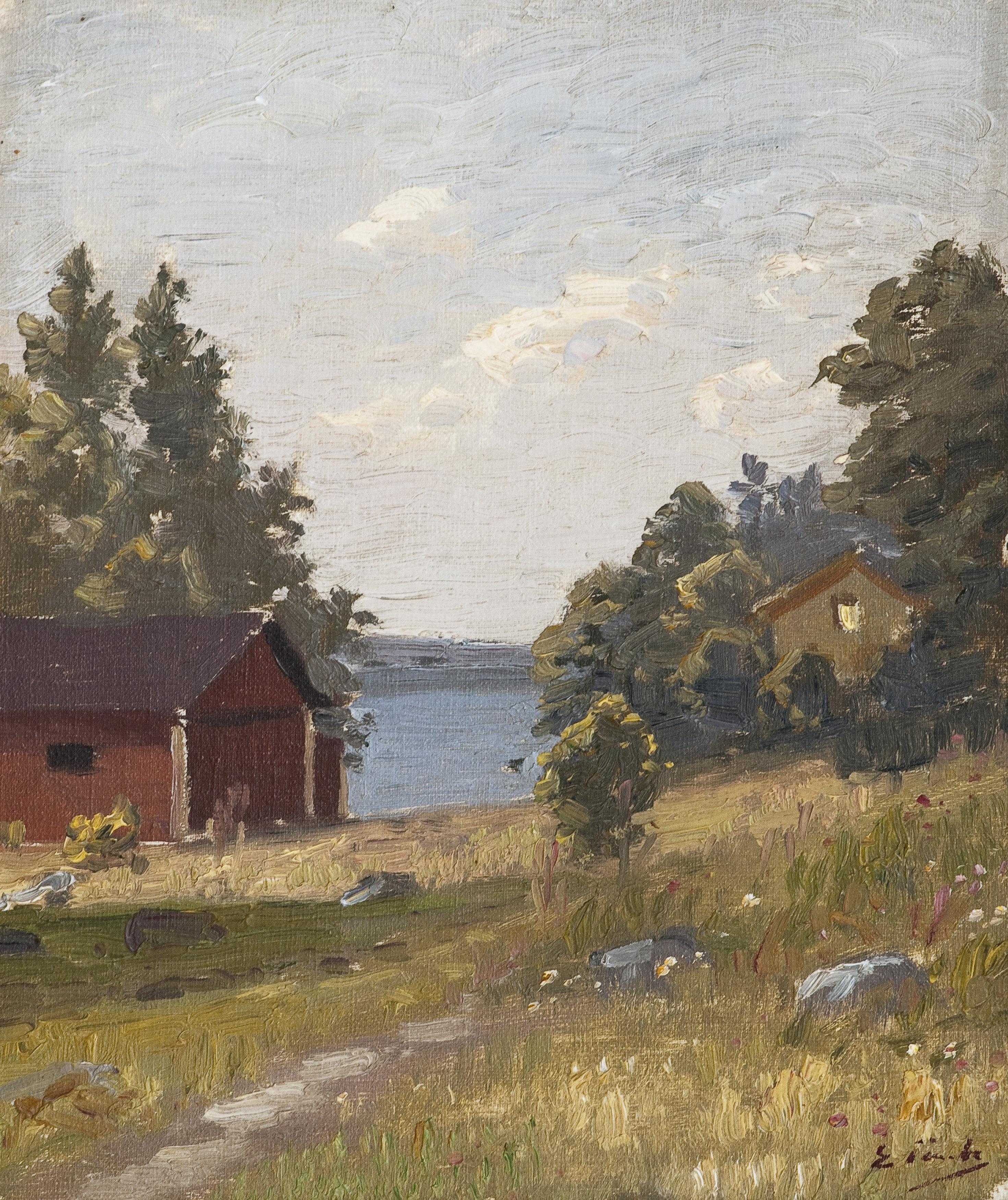 Eugen Taube - A House By The Lake.