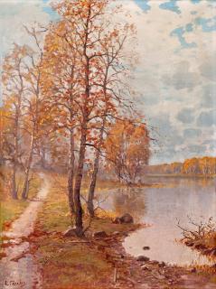 Eugen Taube - Shore View In Autumn.