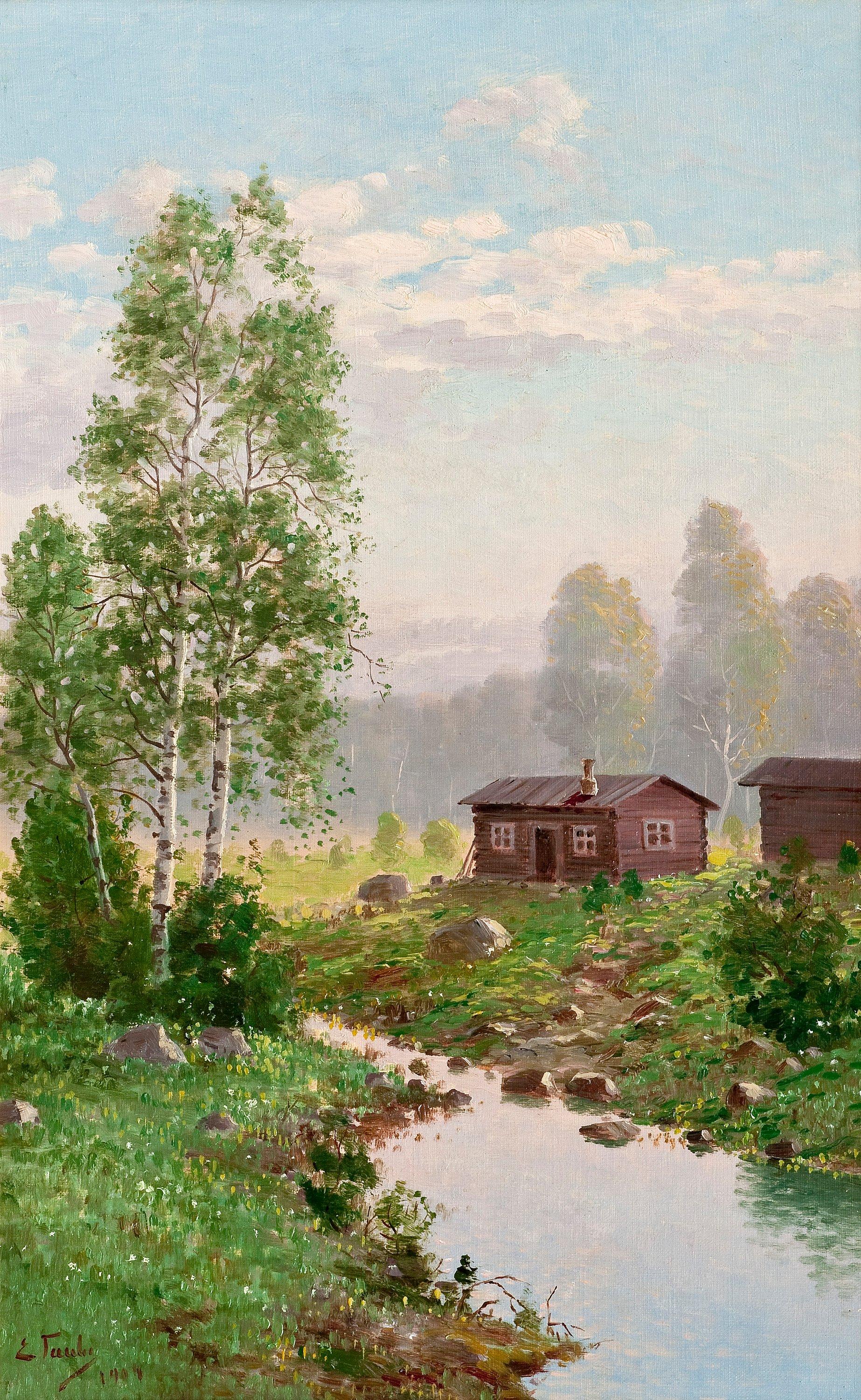 Eugen Taube - Summer Landscape.