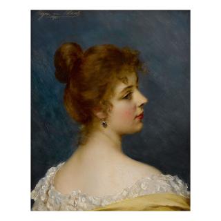 Eugen Von Blaas - An Italian Beauty