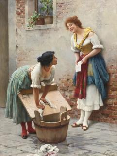 Eugen Von Blaas - Austrian sharing The News
