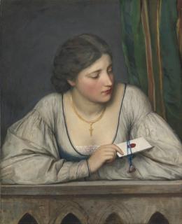 Eugen Von Blaas - Austrian the Love Letter
