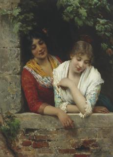 Eugen Von Blaas - Day dreamers