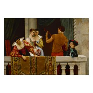 Eugen Von Blaas - Festival Day, Venice