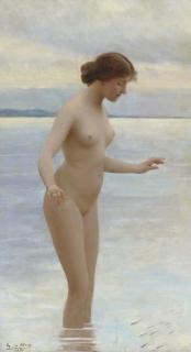 Eugen von Blaas - In The Water
