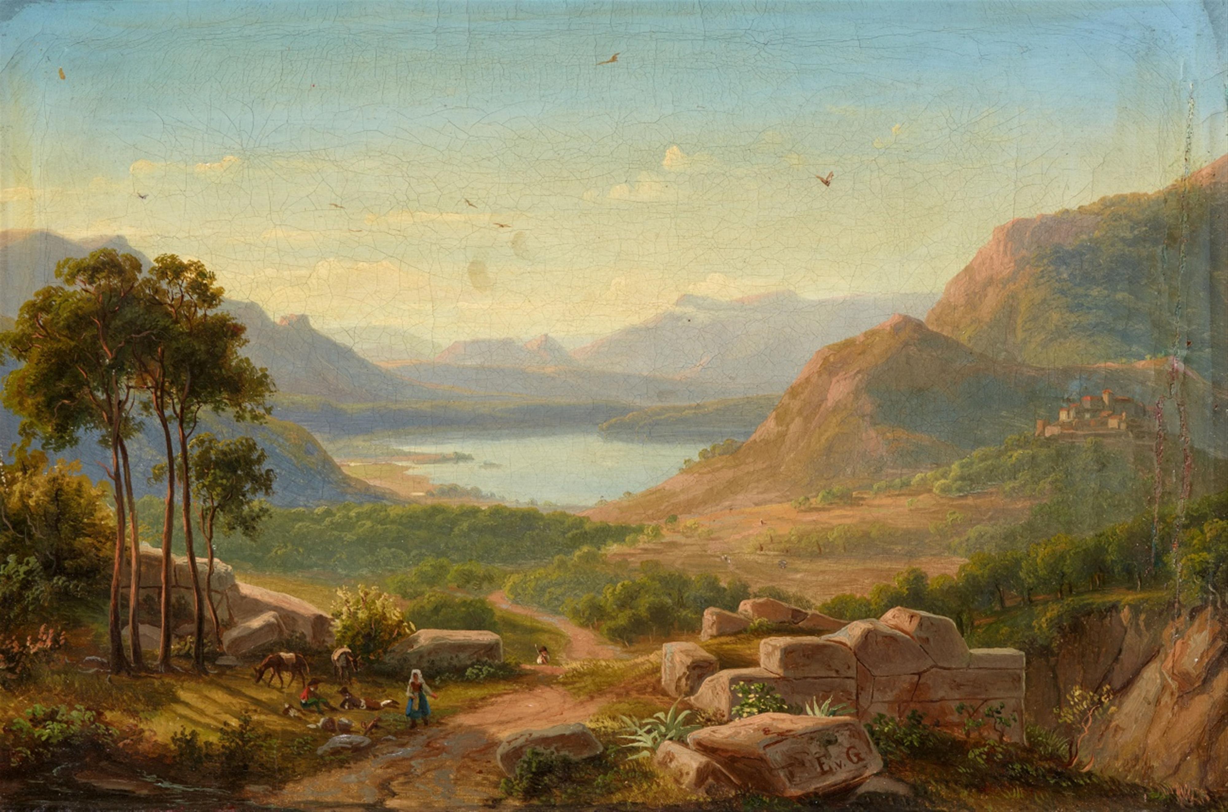 Eugen von Guérard - Italienische Landschaft