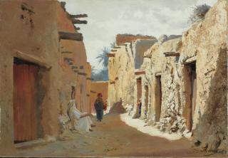 Eugene Alexis Girardet - Rue d\'El Kantara, Algérie