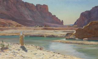 Eugène Alexis Girardet - The Passing Caravan