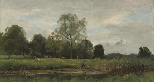 Eugène Antoine Samuel Lavieille - Paysage