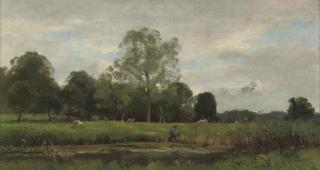 Eugène Antoine Samuel Lavieille - Paysage