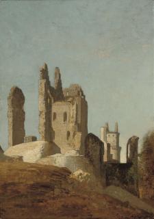Eugène Antoine Samuel Lavieille - The Pierrefonds ruins