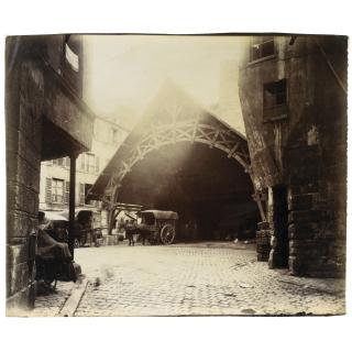 Eugène Atget - Auberge Du Compas D\'Or, 1904-05Vintage Albumen Print. On The Reverse, Titled Auberge Du Compas D\'Or, 64 Rue Montorgueil And Numbered 5005 In Pencil By The Photographer And With The Photographer\'S Stamp.