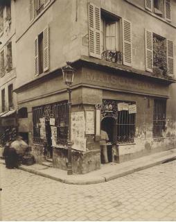 Eugene Atget - Cabaret Rue Mouffetard, 1899-1900